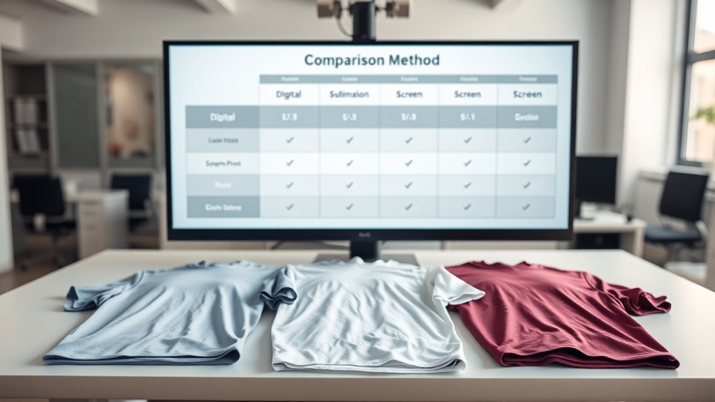 טבלת השוואה – סוגי הדפסה, יתרונות וחסרונות