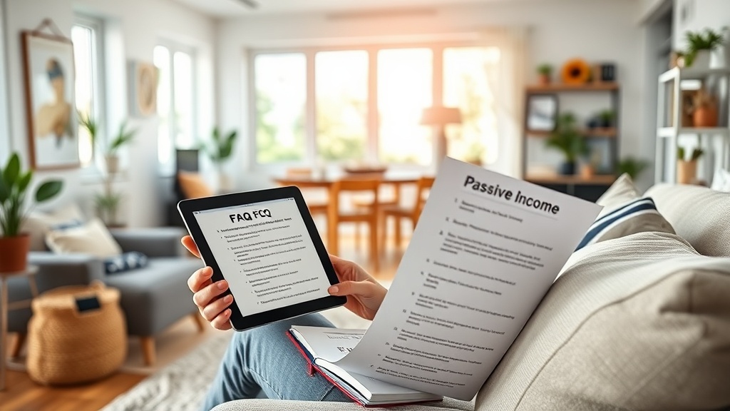 שאלות נפוצות על יצירת הכנסה פסיבית